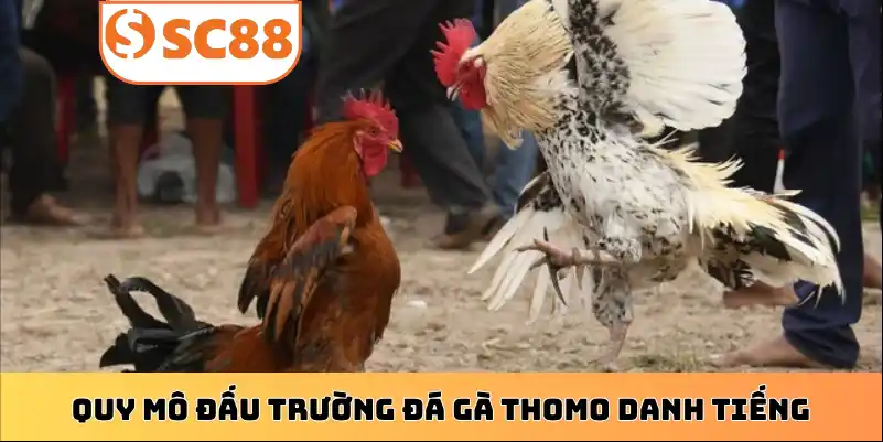 Quy mô đấu trường đá gà Thomo danh tiếng