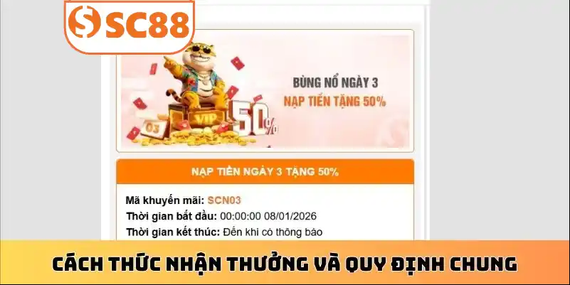 Cách thức nhận thưởng và quy định chung