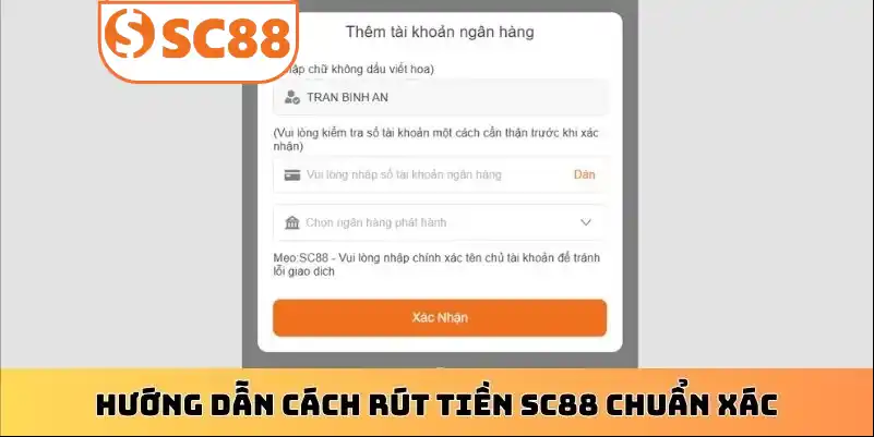 Hướng dẫn cách rút tiền SC88 chuẩn xác